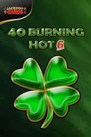 Copertina della slot 40 Burning Hot 6 Reels di Amusnet su Naobet Casino