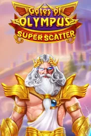 Copertina della slot Gates of Olympus Super Scatter di Pragmatic Play su Naobet Casino
